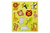 Stickervel Wilde Dieren